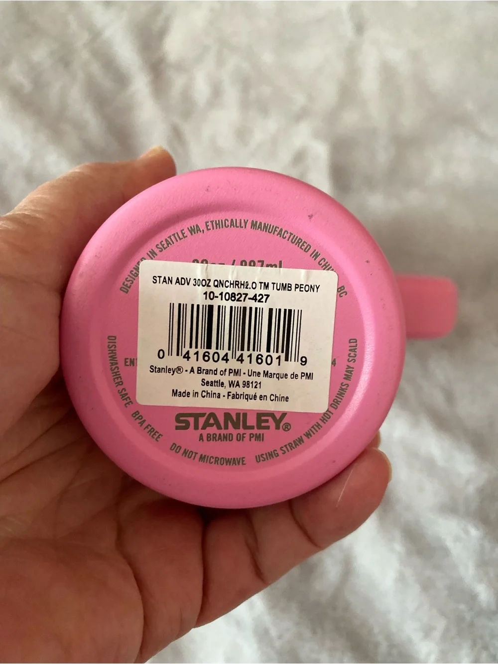 Stanley 30 oz Quencher H2.O peony tumbler - Picture 5 of 6